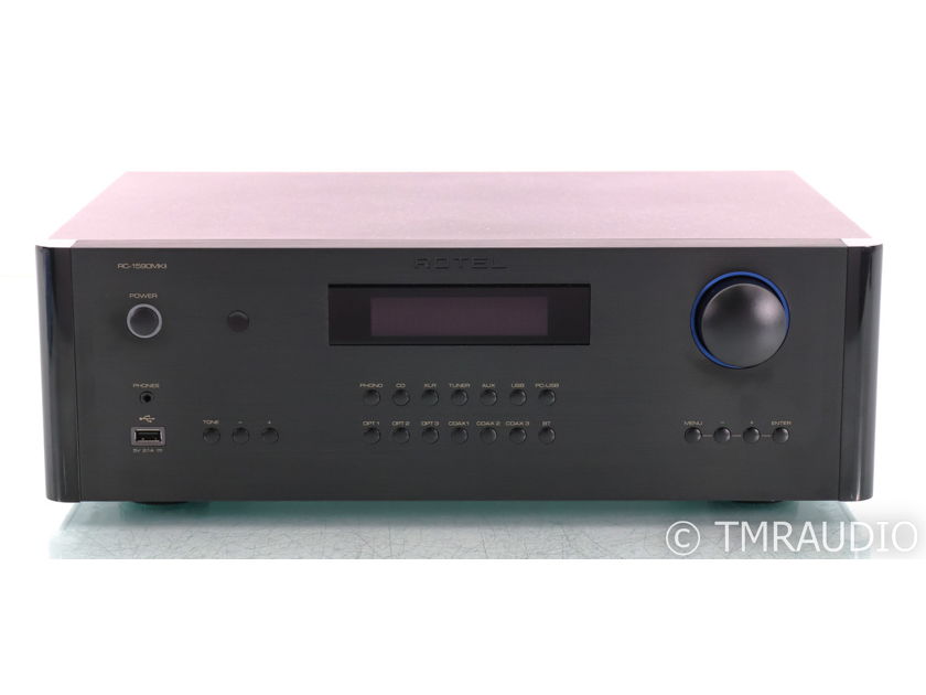 Rotel RC-1590MkII Stereo Preamplifier; Bluetooth; Black; Remote (46281)