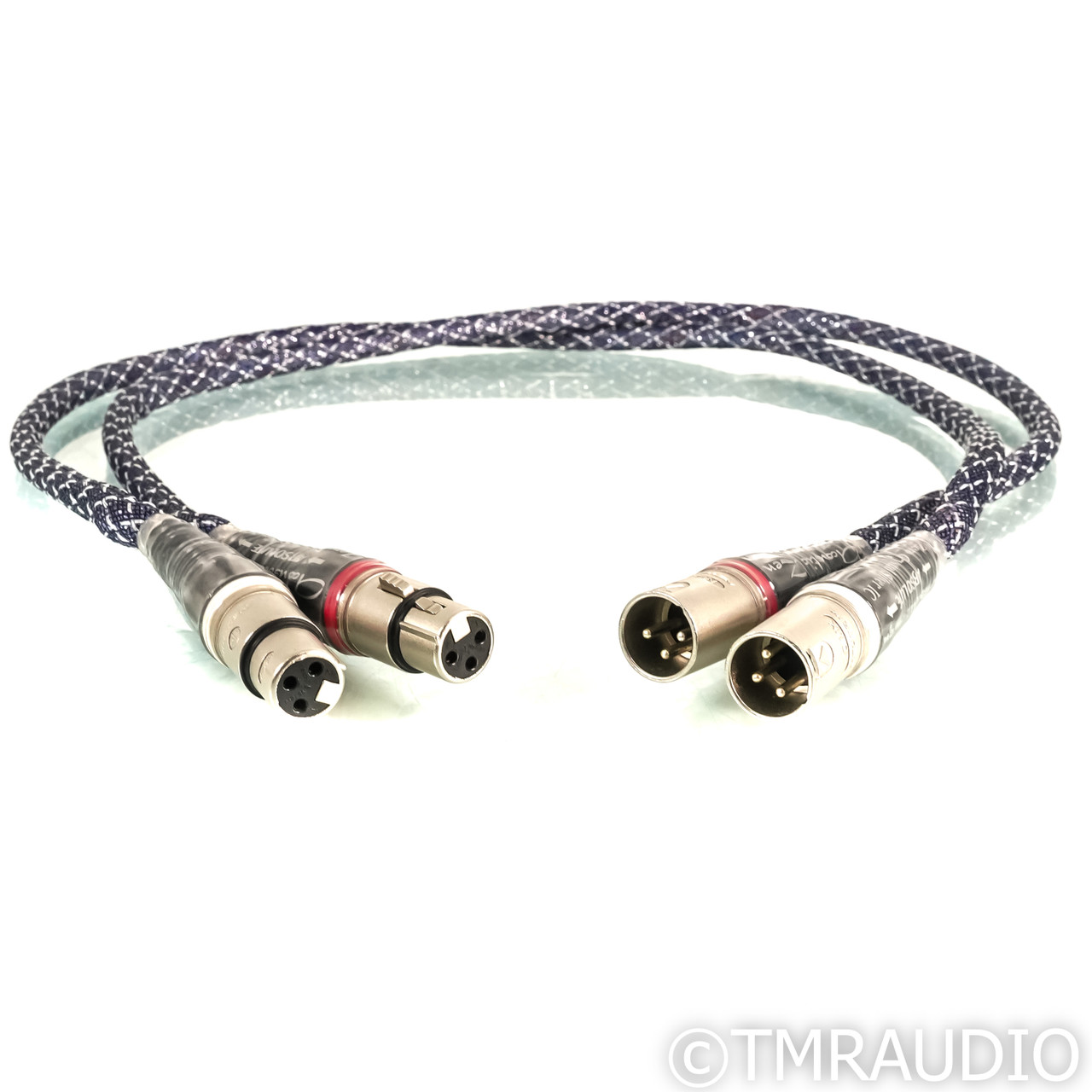 Acoustic Zen Absolute Silver XLR Cables; 1m Pair Balanc... 3