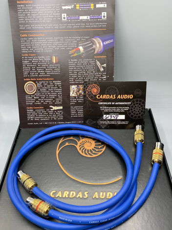 Cardas Audio Clear Interconnects 1M XLR (pair) Amazing