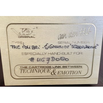 van den Hul Colibri Signature "Stradivarius" Cartridge