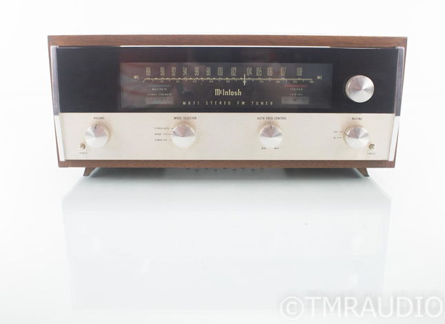 McIntosh MR71 Vintage Tube FM Tuner w/ Wood Cabinet; MR...