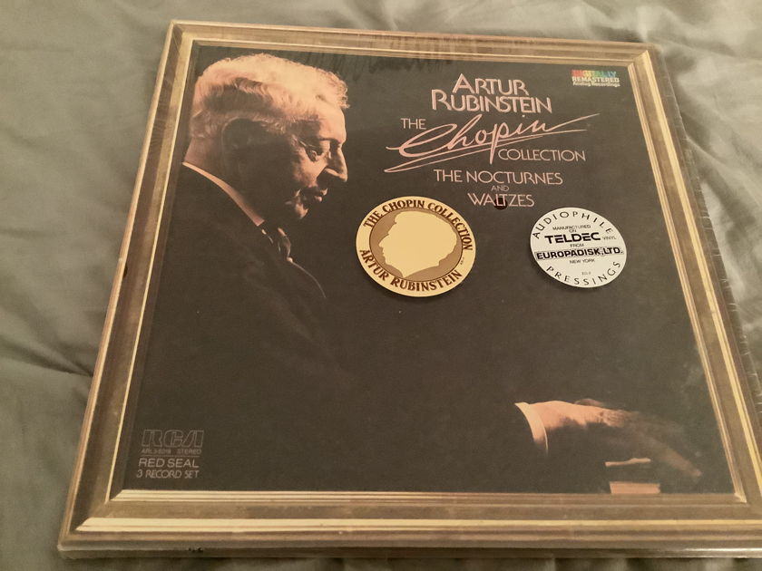 Artur Rubinstein RCA Seal Records Sealed 3 LP Box Set Audiophile Teldec Vinyl  The Chopin Collection The Nocturnes And Waltzes