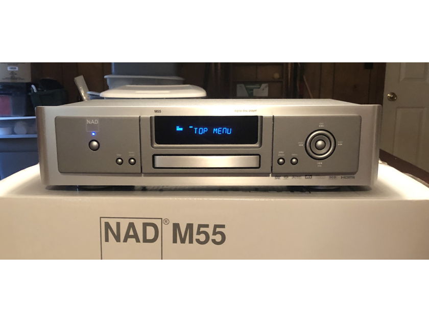 NAD M55 Masters Series Universal Disc Player DVD CD SACD DVD-Audio