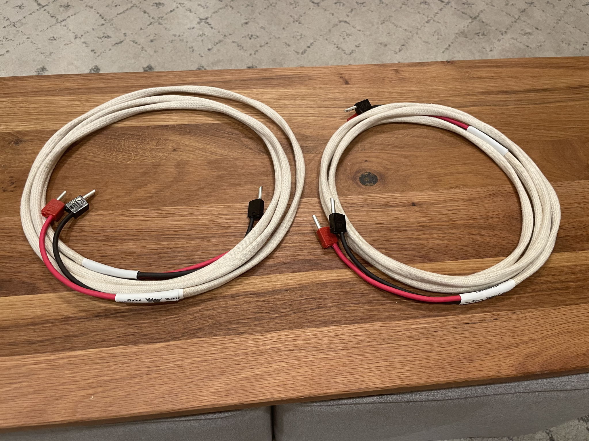 Duelund Tinned Copper Speaker Cable Pair | 12 Gauge, 8 ...