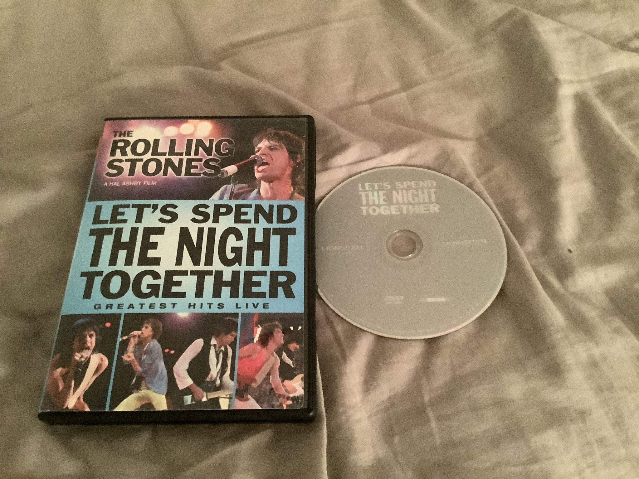 The Rolling Stones Widescreen DVD Let’s Spend The Night...