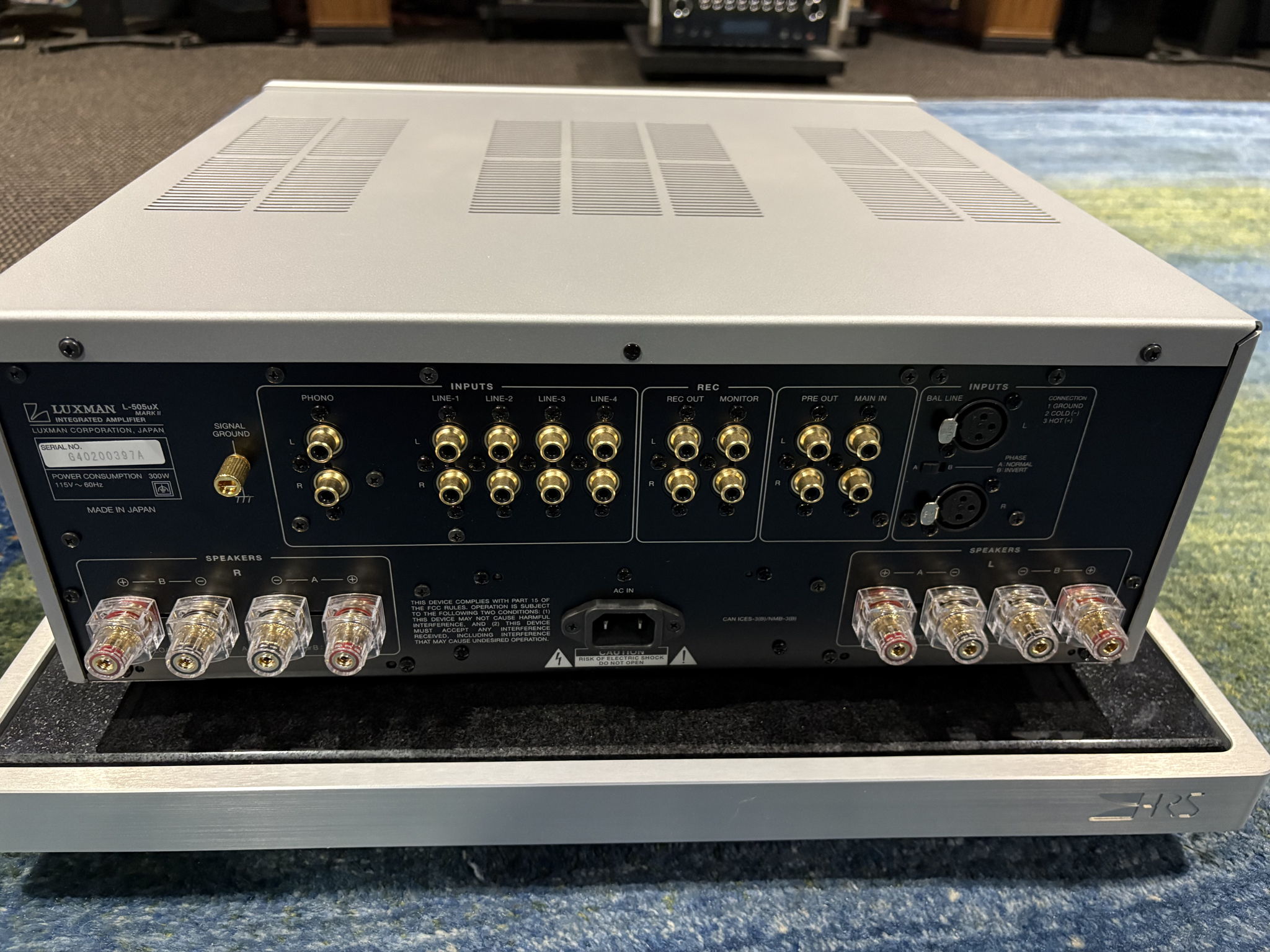 Luxman L-505uXII Integrated Amplifier in Silver w/ Phon... 3