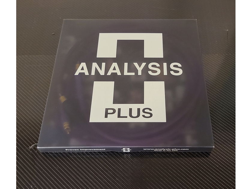 Analysis Plus Oval One Interconnect Cables. 2 Meters. RCA.