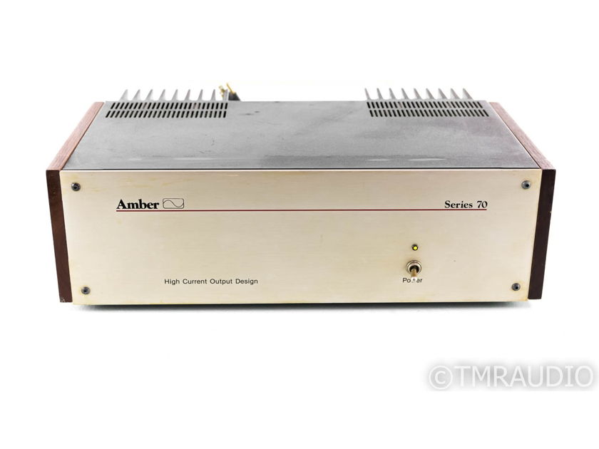 Amber Audio Series 70 Vintage Stereo Power Amplifier (26585)