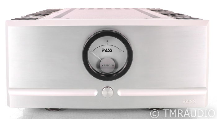 Pass Labs X250.8 Stereo Power Amplifier; X-250.8; Silve...