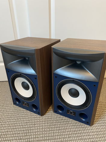 JBL 4306 STUDIO MONITORS - ICONIC BLUE GRILLS - EXCELLE...