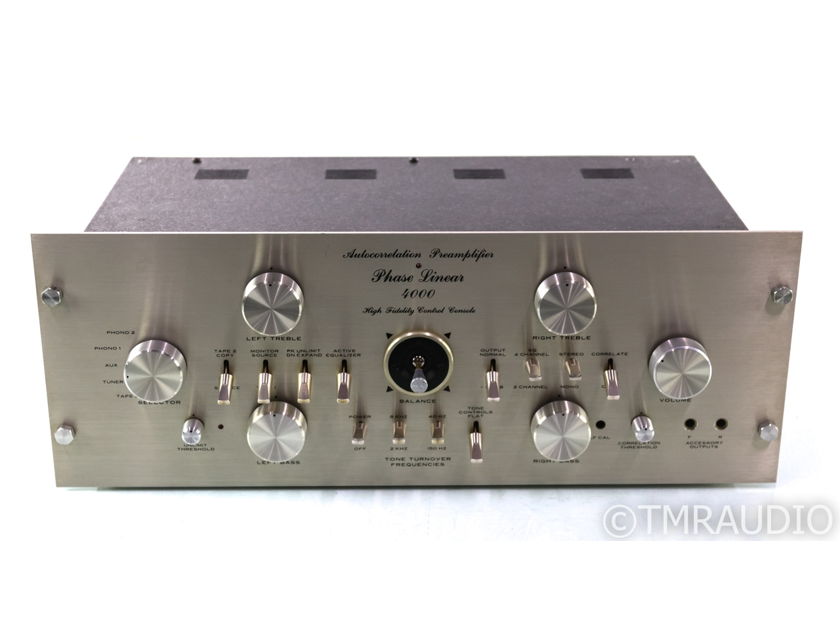 Phase Linear 4000 Vintage Stereo Preamplifier; Quadrophonic; AS-IS (No Power) (29302)