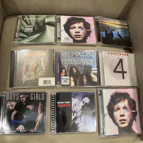 LARGE LOT - AUDIOPHILE & EXOTIC SACD MULTICHANNEL DVD A...