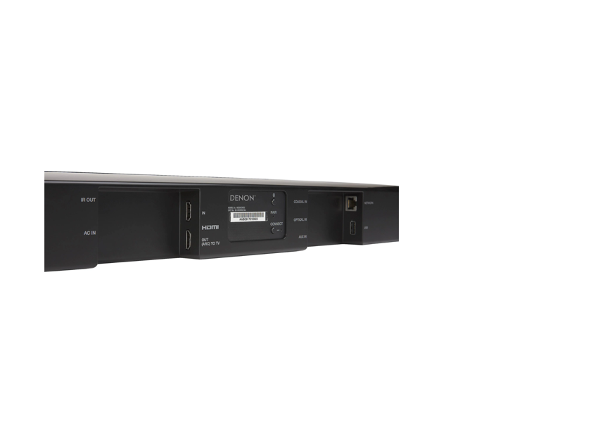 Denon DHT-S516H Powered Sound Bar w/ Wireless Subwoofer & HEOS Built-In - Black