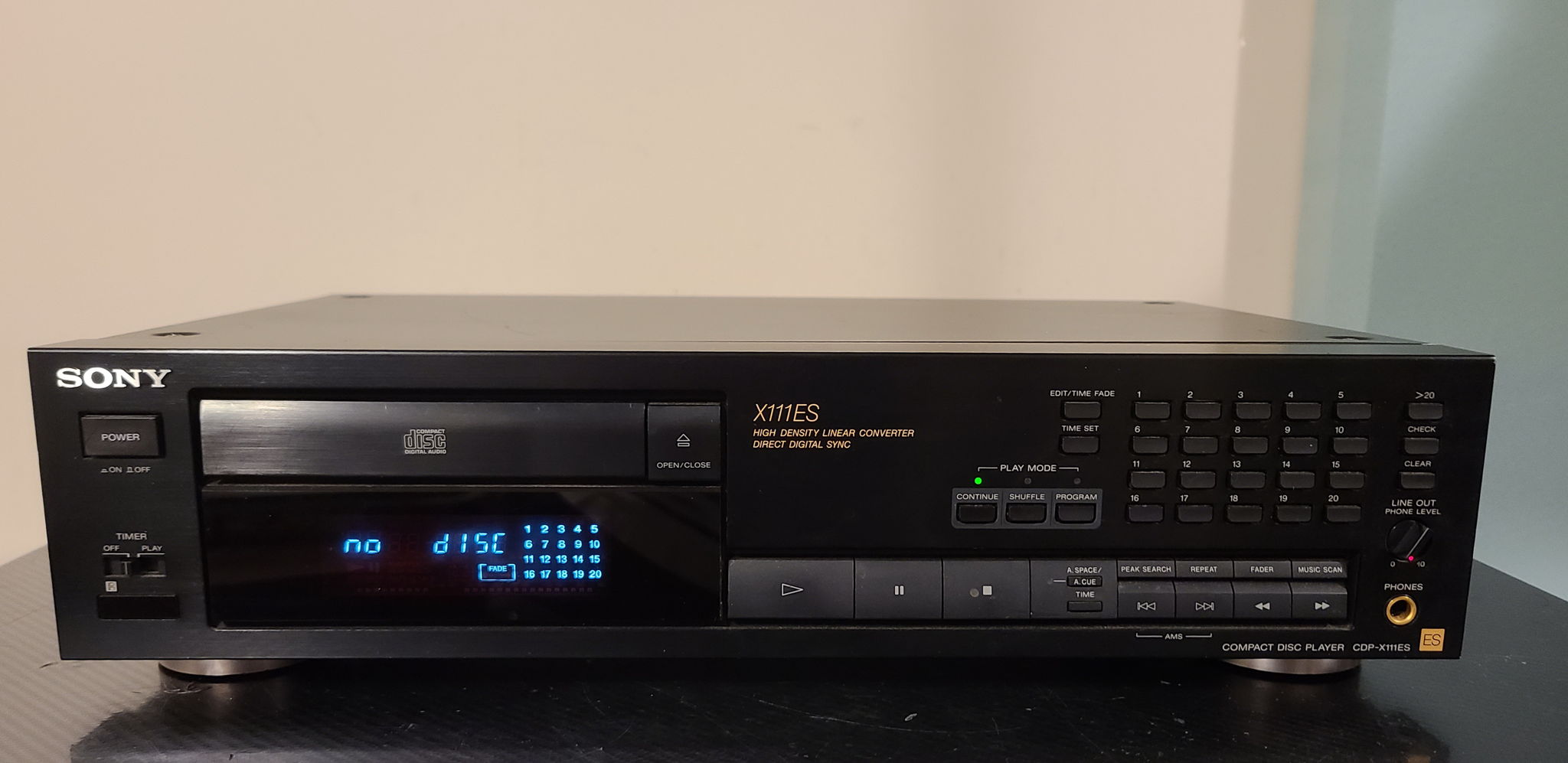 Sony CDP-X111ES CD Player 2