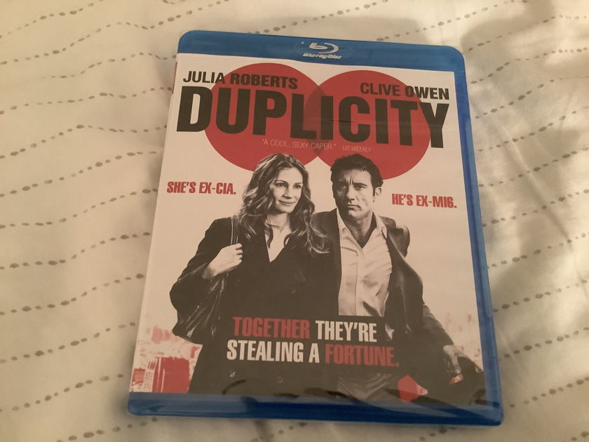 Julia Roberts Sealed Blu Ray DVD  Duplicity