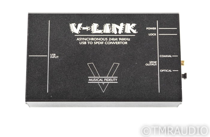 Musical Fidelity V-Link 24bit 96kHz USB to SPDIF Conver...