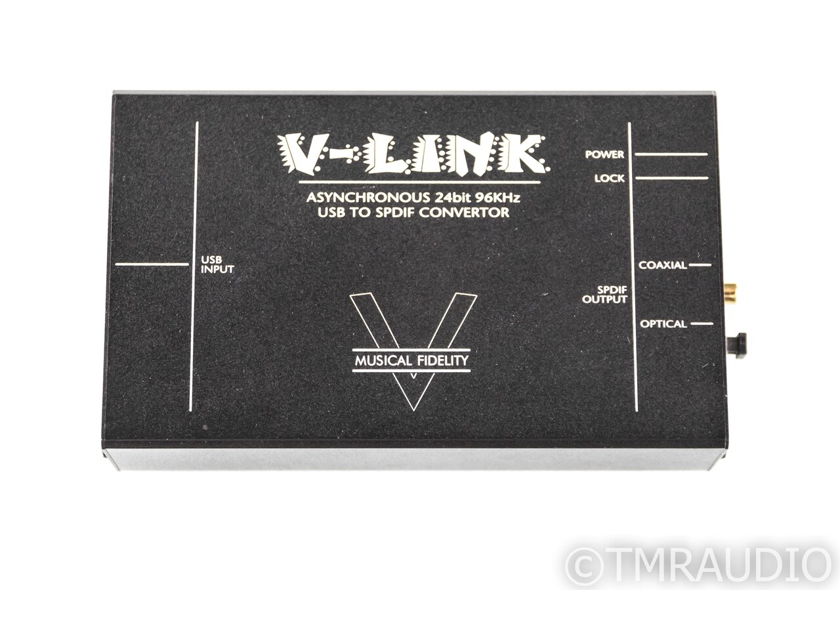 Musical Fidelity V-Link 24bit 96kHz USB to SPDIF Converter (23237)