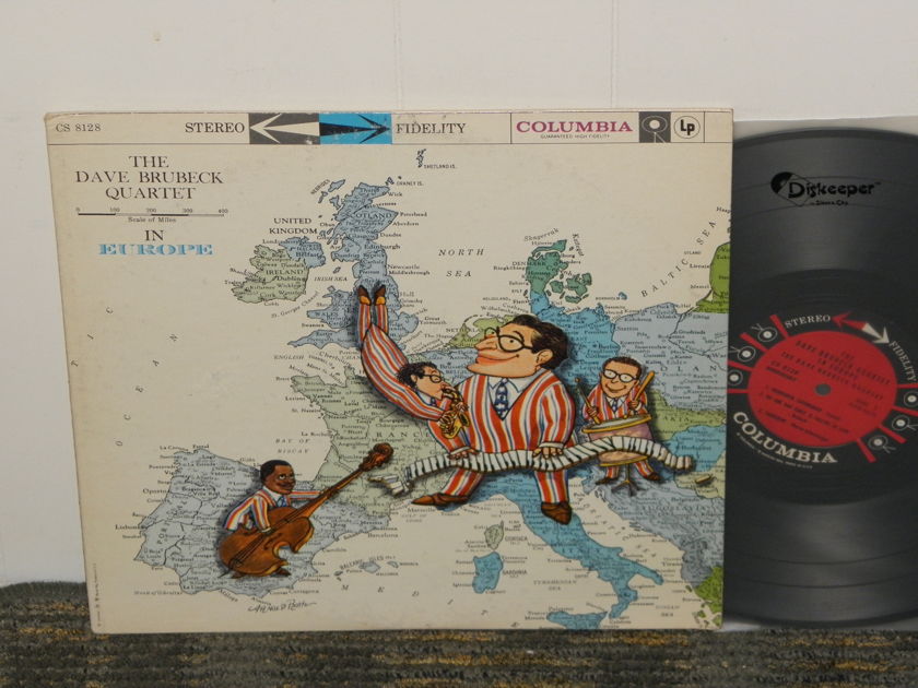 Dave Brubeck Quartet "in Europe" Columbia 6 eye Stereo CS8128
