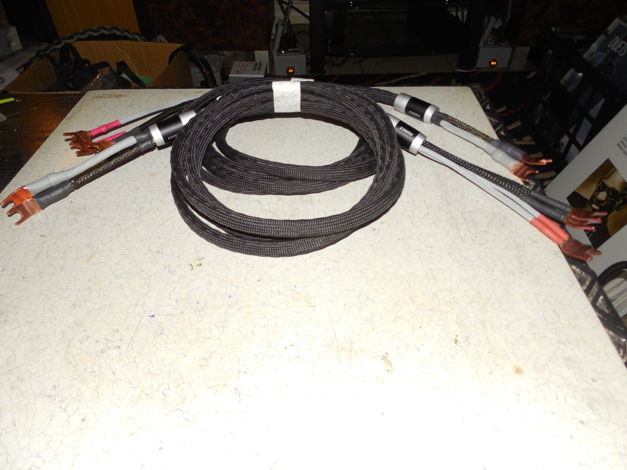 Black Shadow LYRE SILVER/TEFLON 9 AWG Speaker Cables Bi...