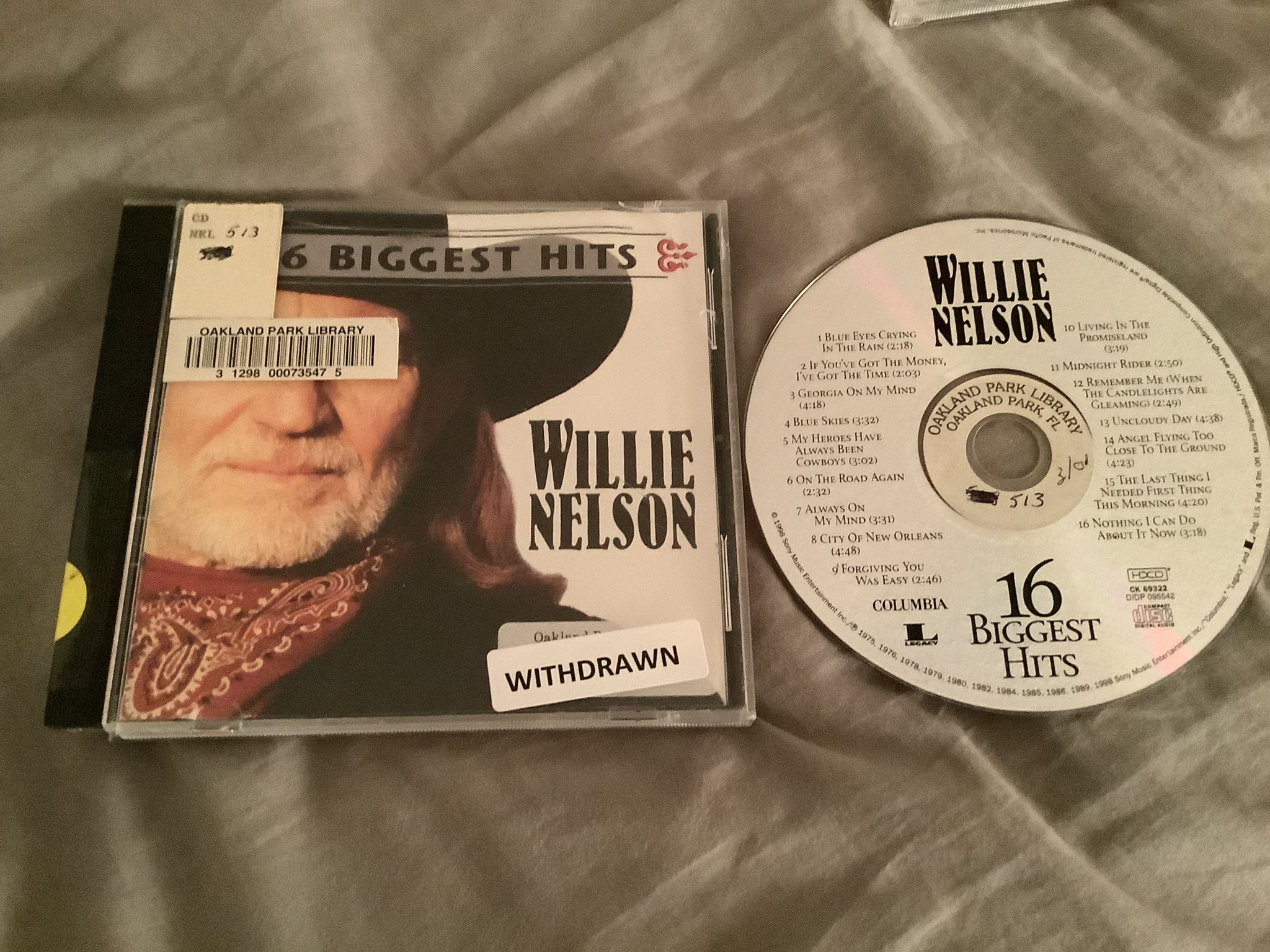 Willie Nelson HDCD Encoded  16 Greatest Hits