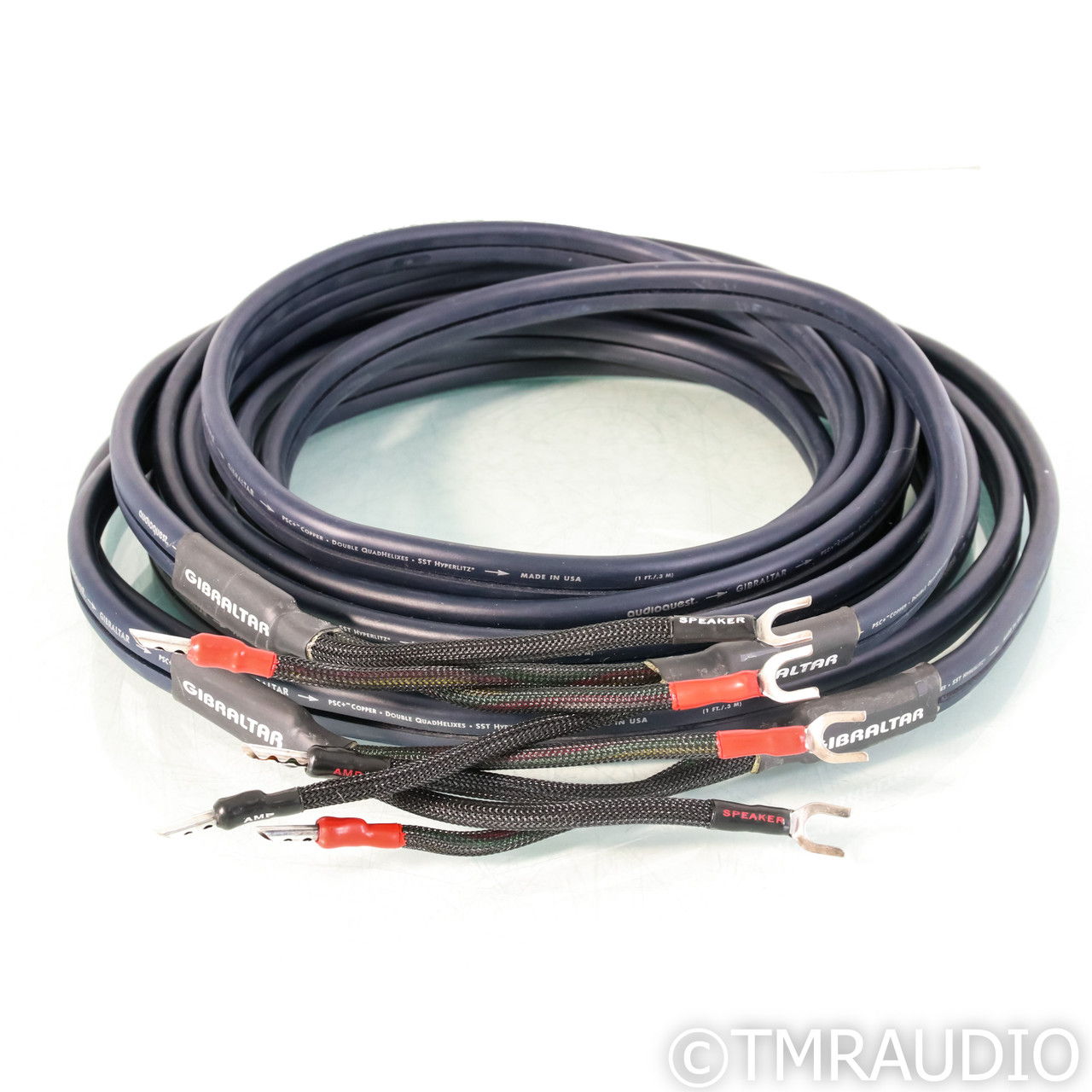 AudioQuest Gibraltar Speaker Cables; 4.5m Pair (69331)