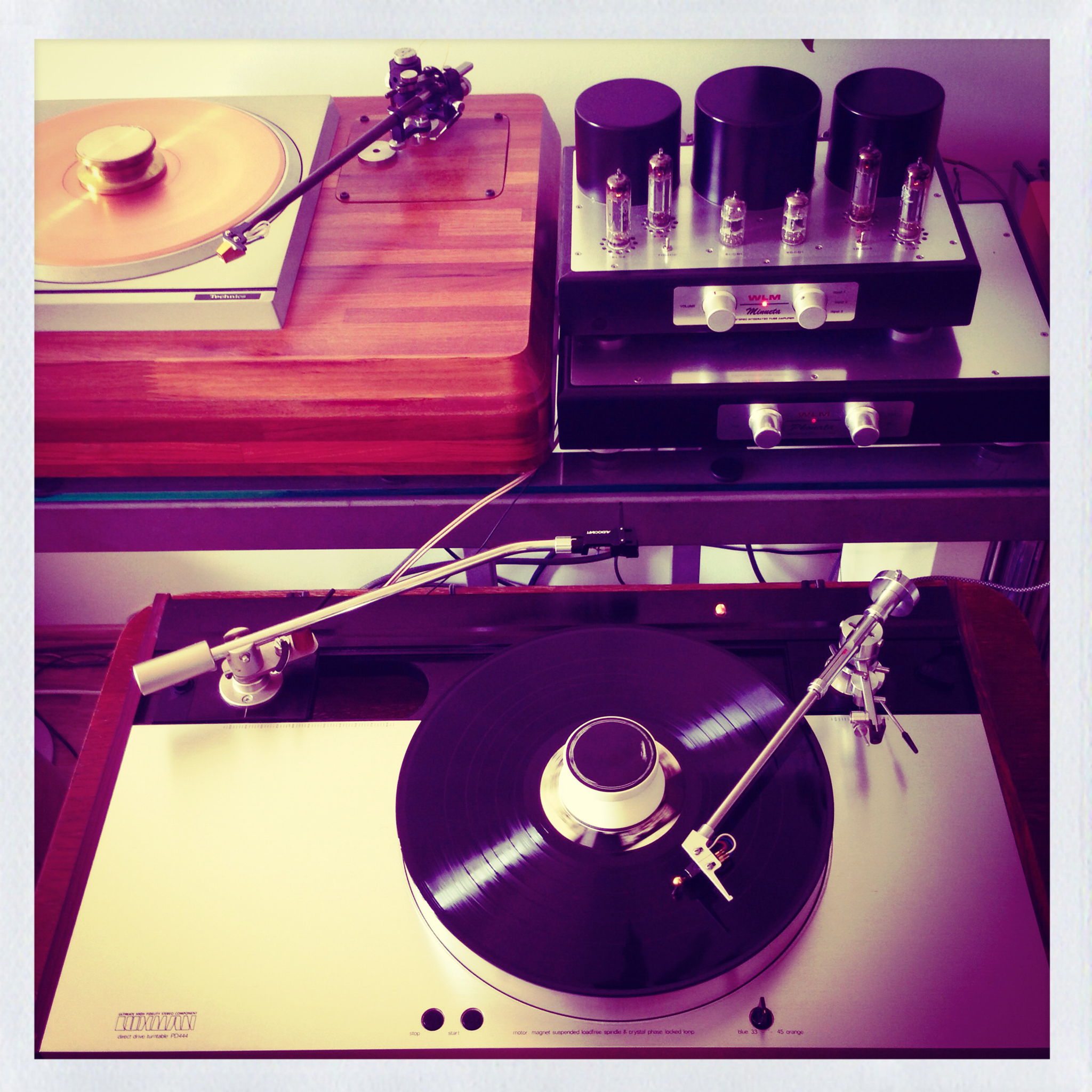 My first LUX arrived in 2016 and I immediately fell in love with the sound. Mounted my Schick and LUX TA-1 tonearms for a test drive next to SP-10 with Reed 3p and AT-ML180 OCC.  