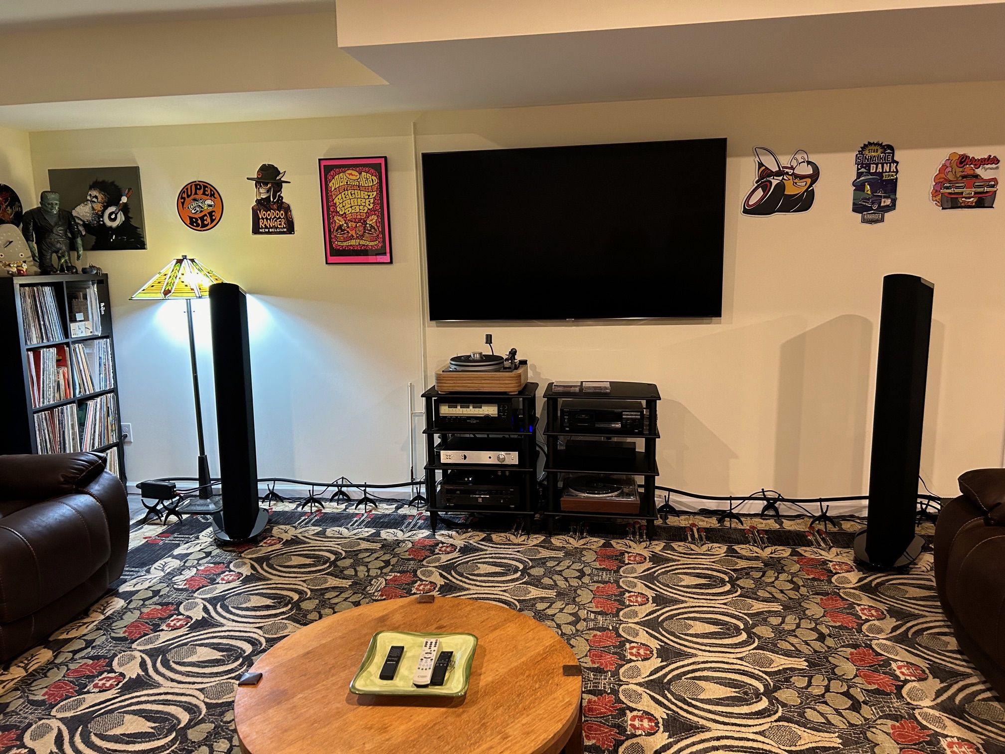 Basement setup Fall 2024 