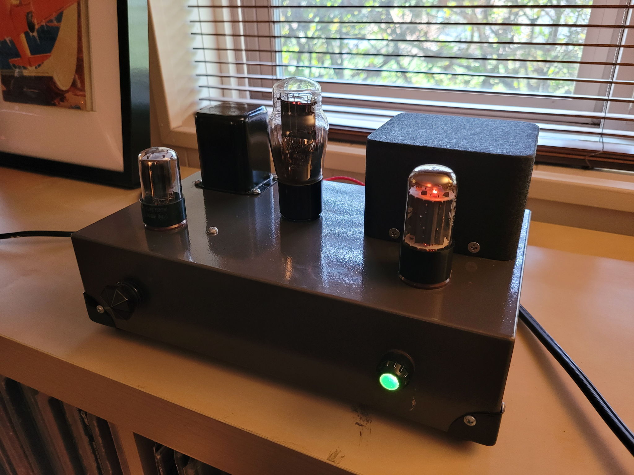 One of two Alan Eaton 45 monoblocks