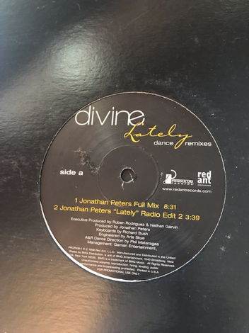 Divine 12In 2-Disc Lately Dance Remixes Divine 12In 2-D...