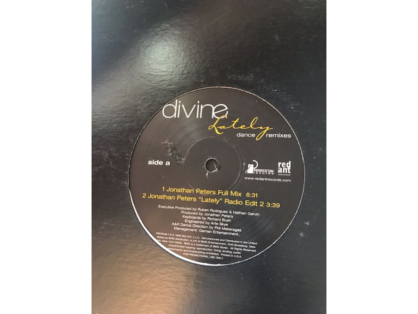 Divine 12In 2-Disc Lately Dance Remixes Divine 12In 2-Disc Lately Dance Remixes