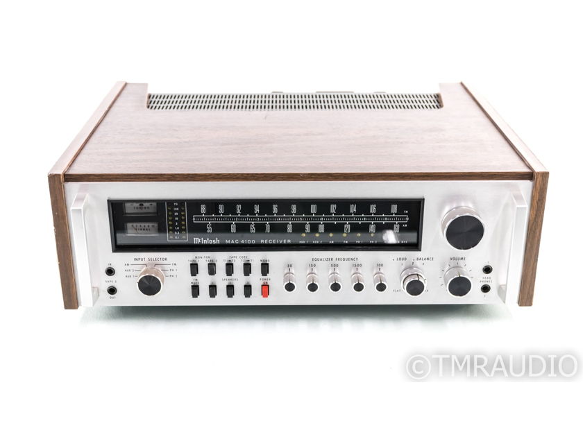 McIntosh MAC4100 Vintage Stereo AM / FM Receiver; MAC 4100; MM Phono (24773)