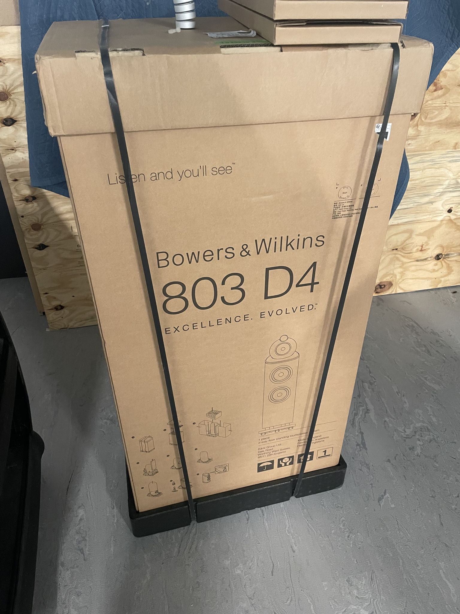 Trade In Stereo Pair of B&W (Bowers & Wilkins) 803D4 in...
