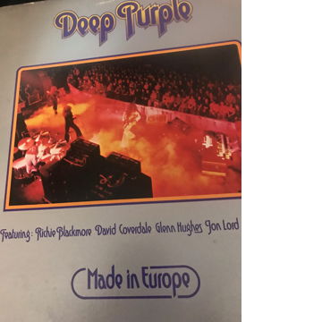 Deep Purple Made In Europe Deep Purple Made In Europe