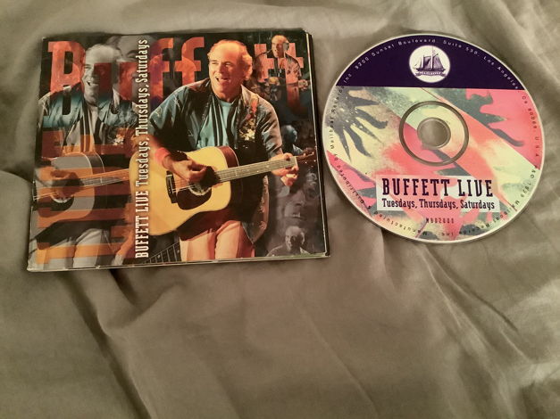 Jimmy Buffett Mailboat Records CD  Buffett Live Tuesday...