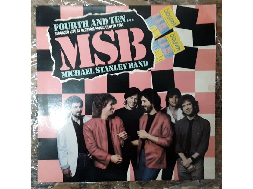 Michael Stanley Band - Fourth And Ten... NM+ Vinyl LP 1984 MSB Records MSB-101
