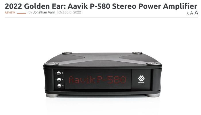 ****SALE PENDING **** Aavik Acoustics P580 & C580 with ...
