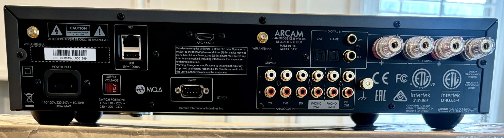 Arcam  SA30 Integrated Amplifier/Streamer w/Dirac Live!... 3