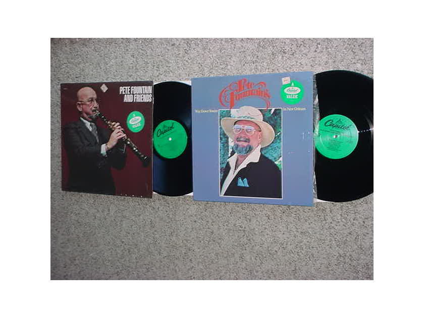 Pete Fountain 2 lp recordS IN SHRINK And friends and Way down yonder in New Orleans re