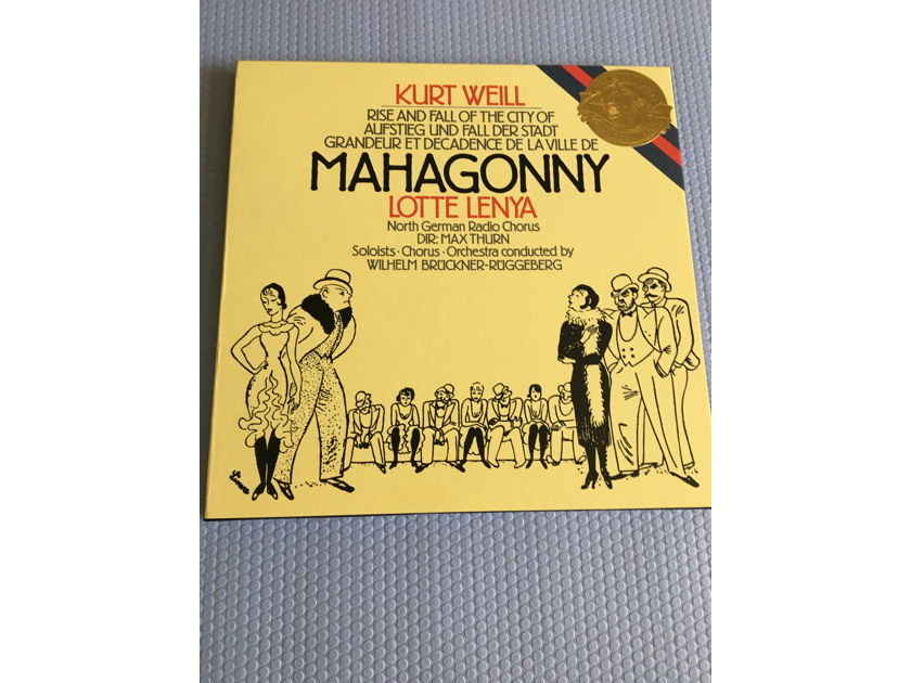 CBS masterworks Kurt Weill Lotte Lenya  Mahogonny Lp record box Set