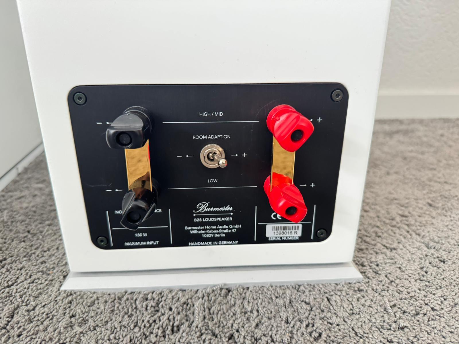 Burmester B28 speakers in white from 2025 5