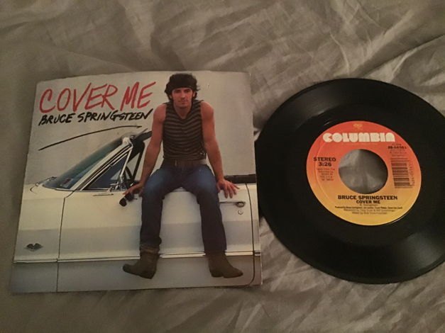 Bruce Springsteen  Cover Me/Jersey Girl 45 With Picture...