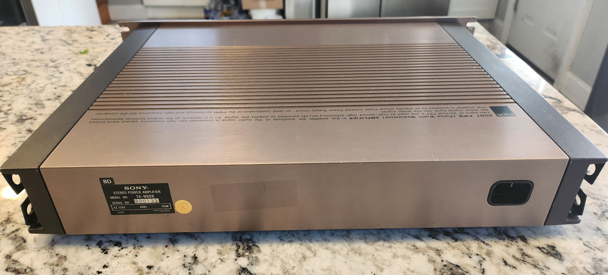 VERY RARE SONY TA-N88B VFET AMPLIFIER. 6