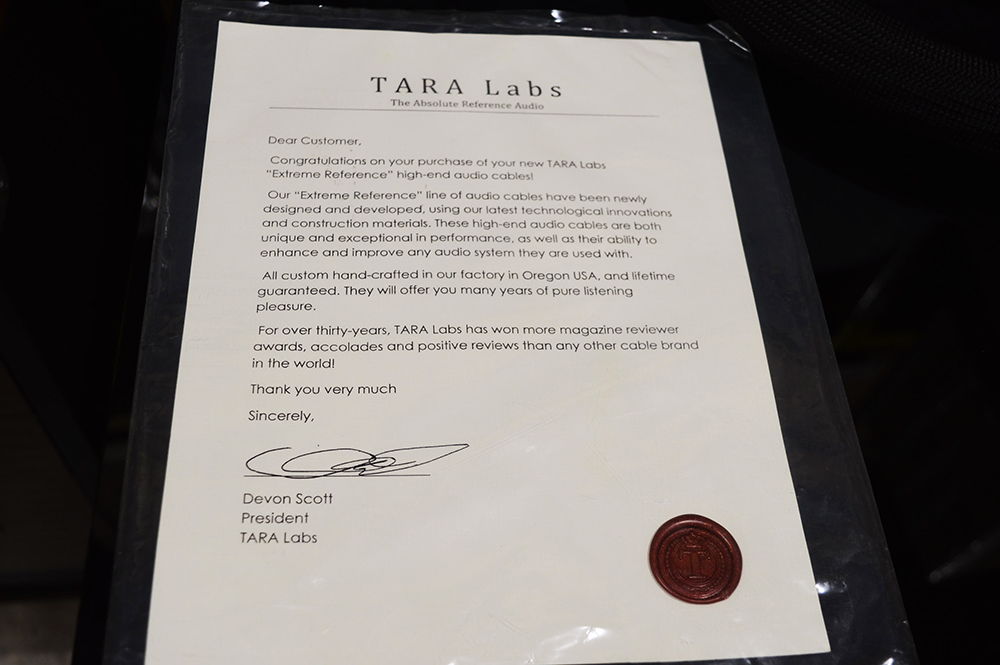 Tara Labs - The Omega Evolution Ultimate Speaker Cables... 13