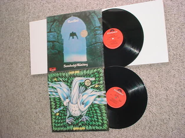 Rare Bird 2 lp records - born again and somebodys watch...