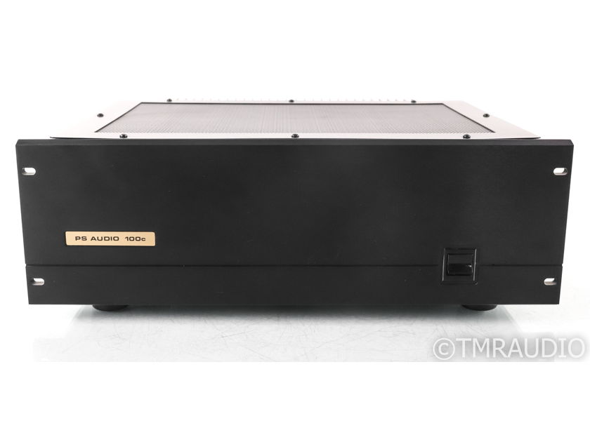 PS Audio 100c Vintage Dual Mono Power Amplifier; 100-C; Black - Rare (35042)