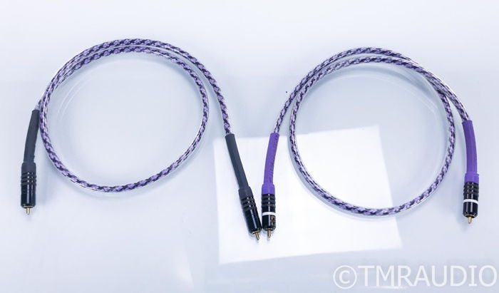 Analysis Plus Solo Crystal Oval RCA Cables; 1m Pair Int...