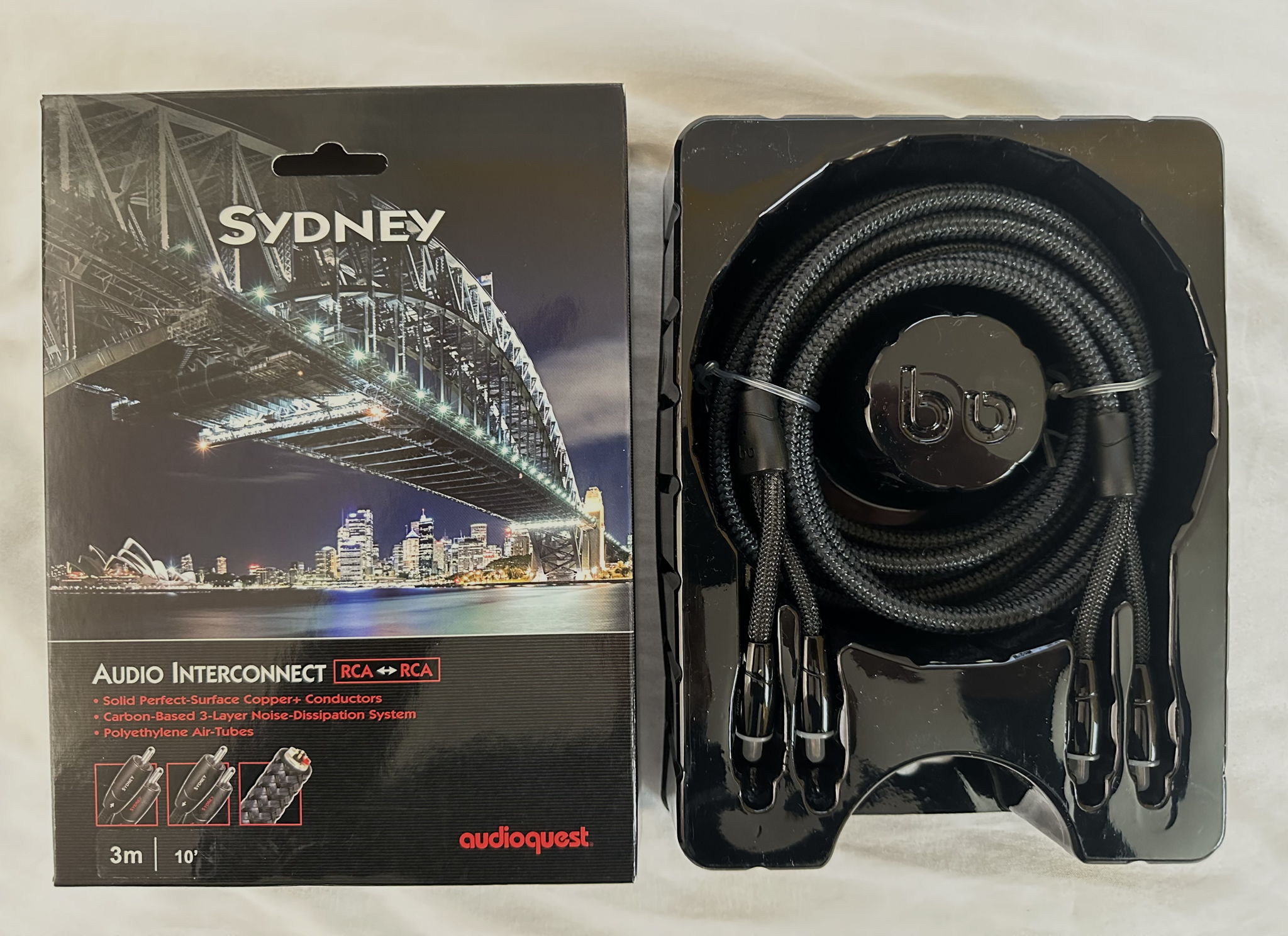 AudioQuest Sydney 3.0m RCA to RCA 3