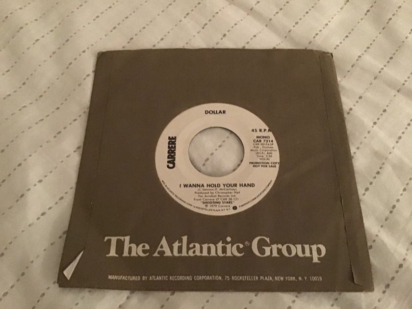 Dollar  I Want To Hold Your Hand Promo Mono/Stereo 45  NM