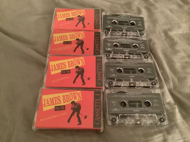 James Brown 4 Tape Set Polydor Records Pre Recorded Cas...