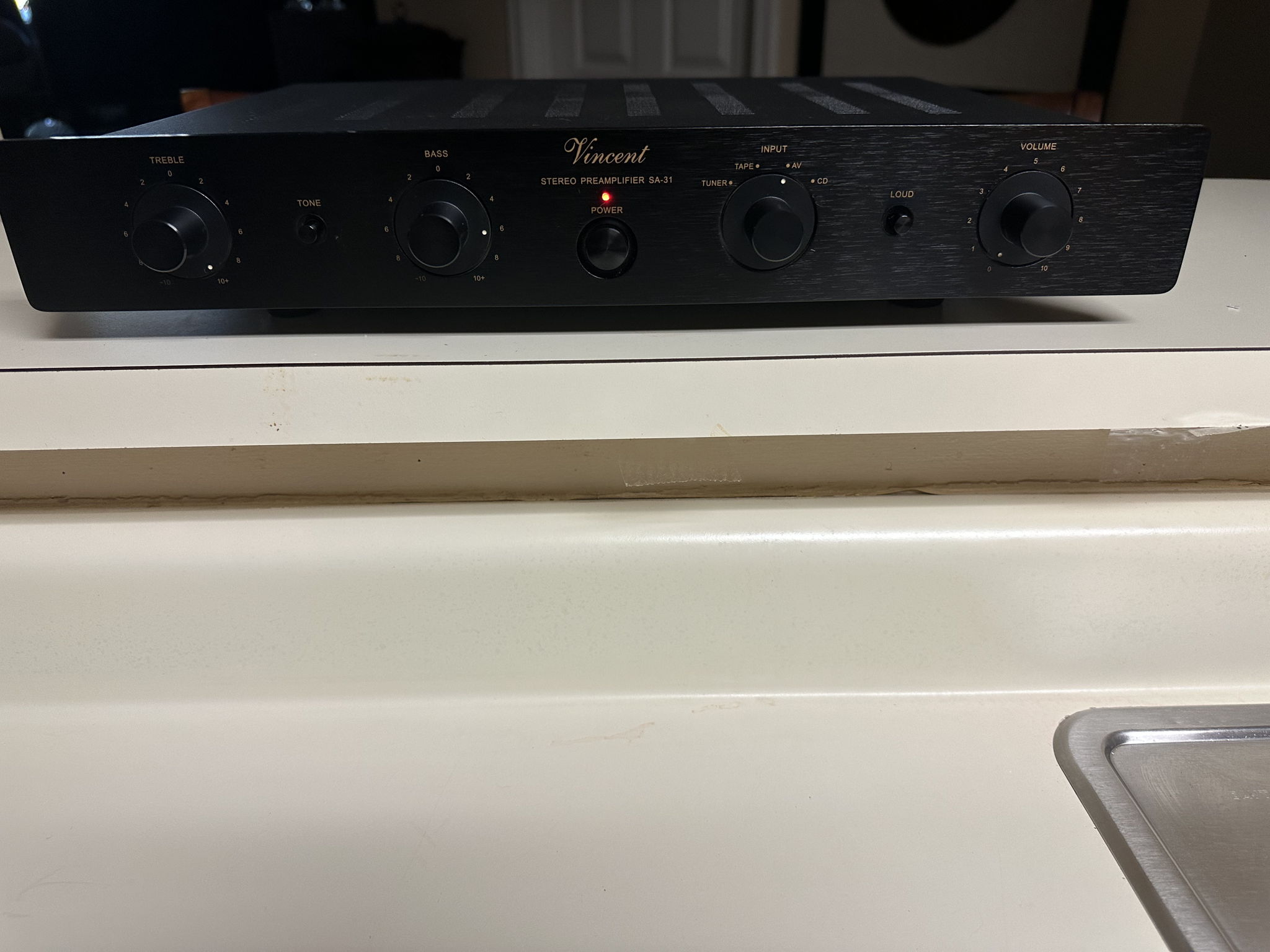 Very Rare (Black) Vincent Hybrid Sa-31 Preamp